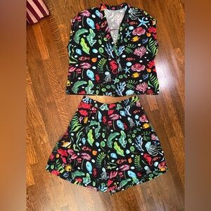 ModCloth Matching Under the sea set Pepaloves L